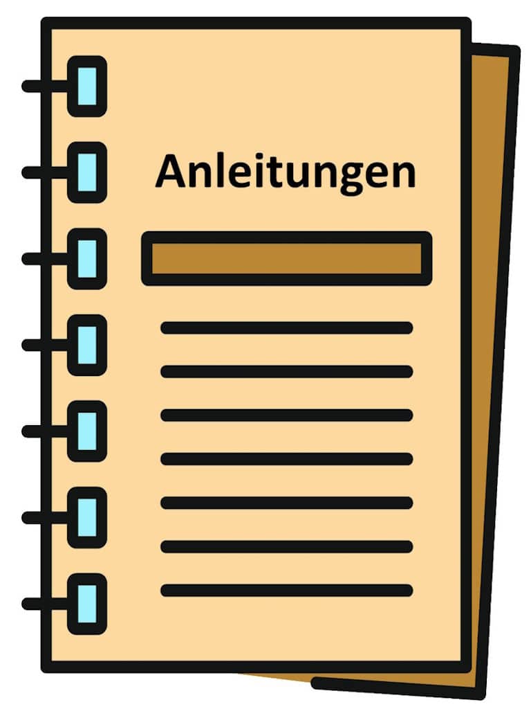 Anleitungen Rekonstruktion Stick symbolisch