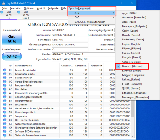 CrystalDiskInfo Screenshot 6