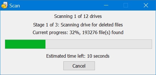 Daten von SSD wiederherstellen Recuva Screenshot 5 - scannen