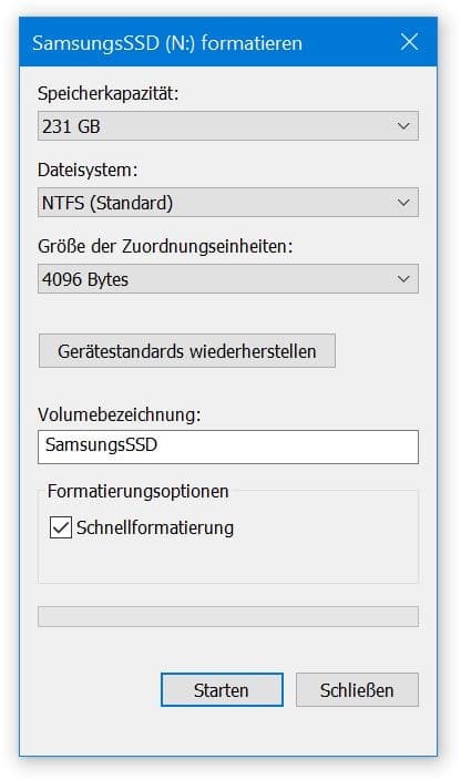 formatierte Festplatte wiederherstellen Definition