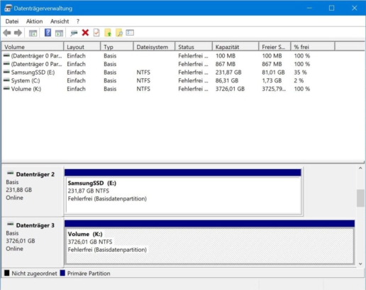 externe Festplatte formatieren Screenshot 6