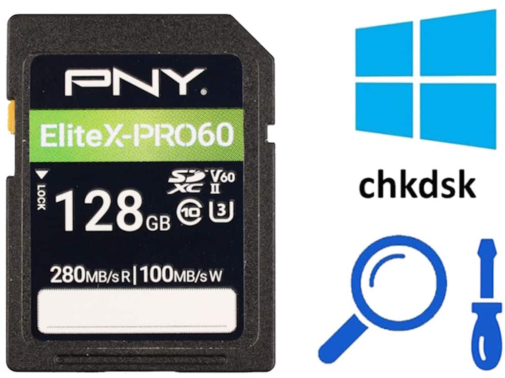 SD-Karte reparieren mit CheckDisk