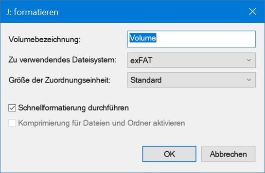SD-Karte wird nicht erkannt - formatieren - Screenshot 2