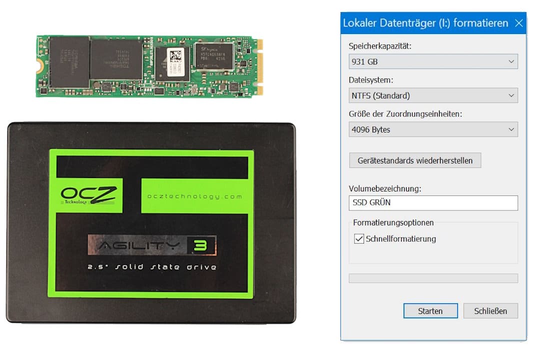 SSD formatieren Titelbild