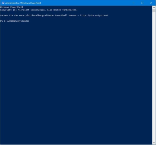 USB-Stick testen Windows PowerShell Screenshot 2